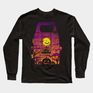 HALLOWEEN NIGHT IN TOTAL STATION Long Sleeve T-Shirt